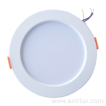 Round Recessed 12w ultra-slim Iron Downlight 3 Wires